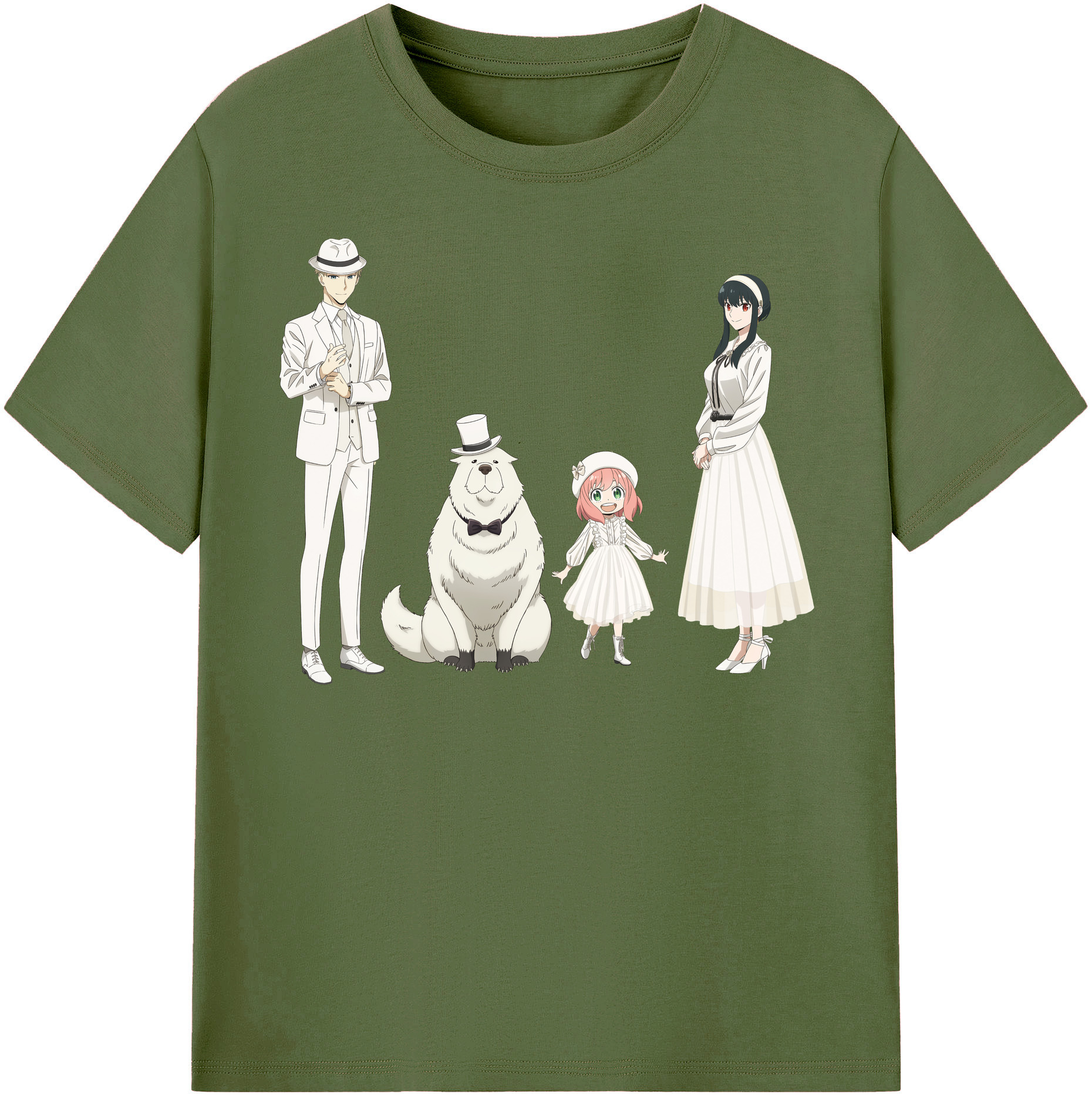 （画像用） SPY×FAMILY间谍家家酒 綿100％半袖Tシャツ（フロントプリント）